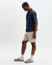 Curzon Grid Applique Short Sleeve Shirt