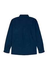 Carpenter Linen Shirt in Dark Navy
