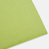 Plain Canary Cashmere Knitted Scarf