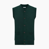 Cashmere Sleeveless Cardigan