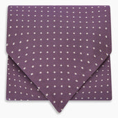 Lilac And Violet Micro Dot Silk Cravat