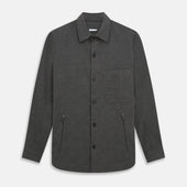 Charcoal Melange Hampstead overshirt