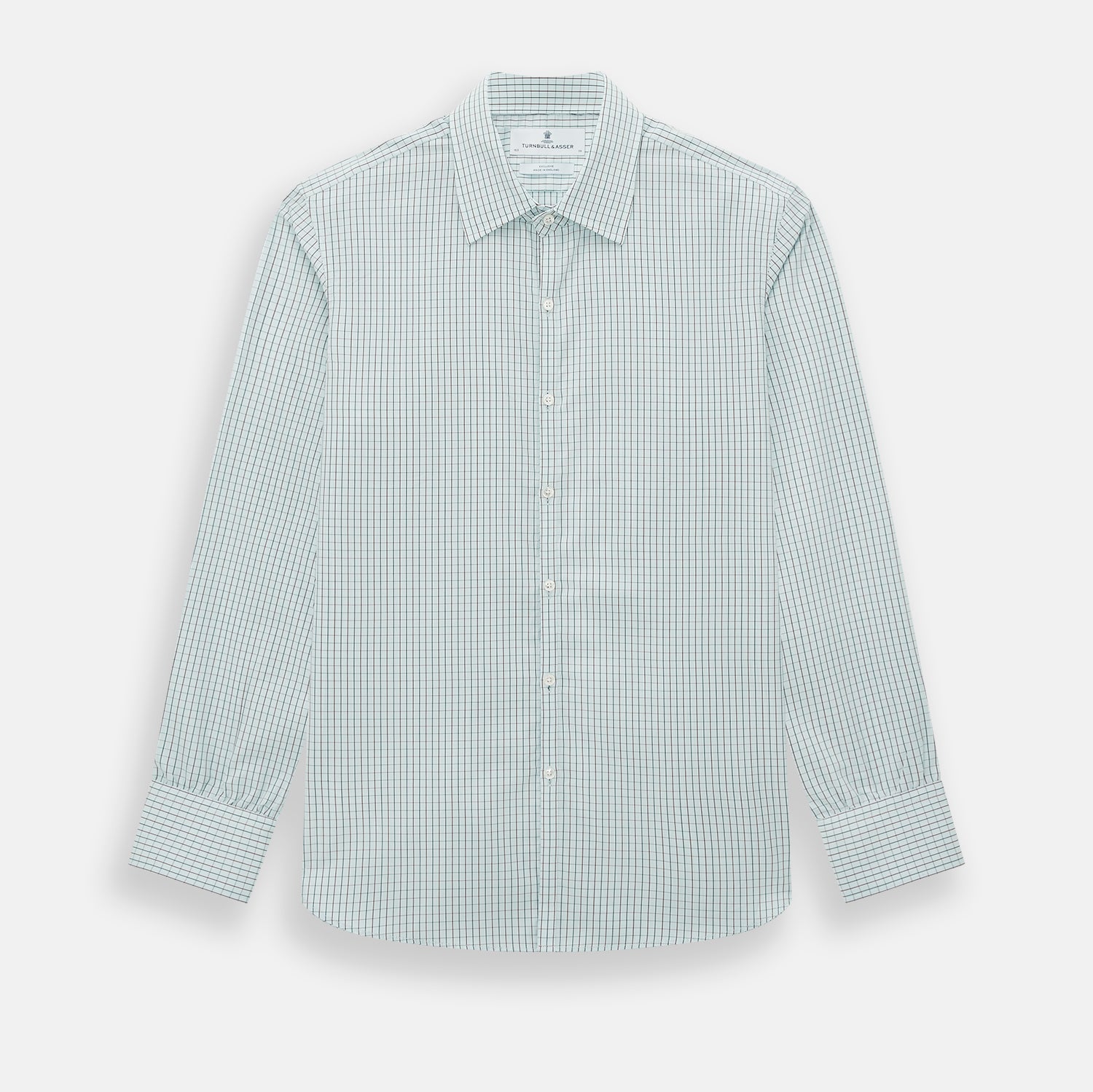Forest Melange and Red Overlay Grid Check Westminster Shirt