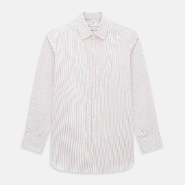 Red Hairline Stripe Westminster Shirt