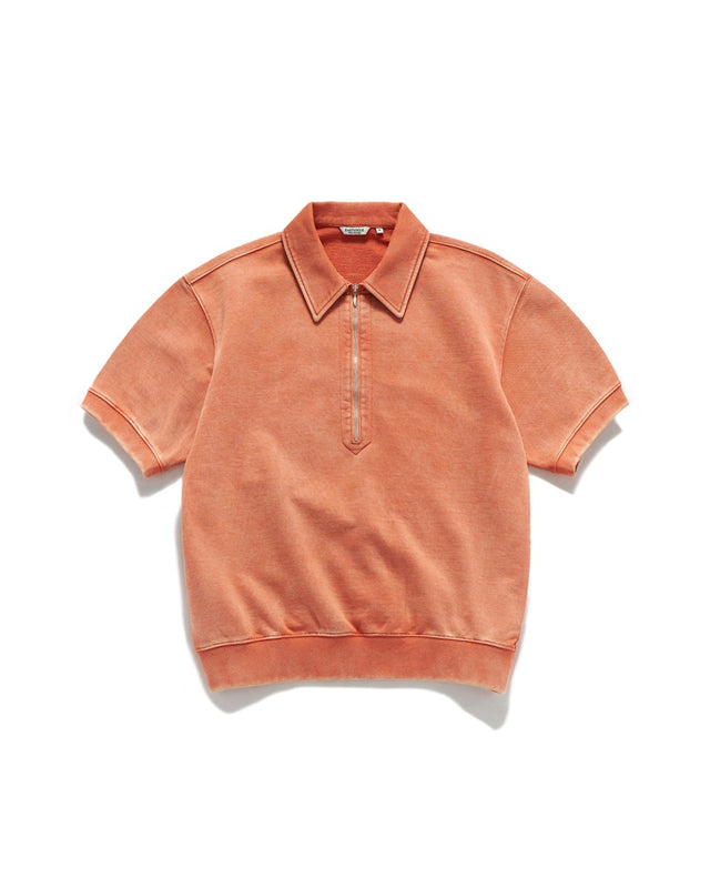 SCOUT PULLOVER HALF SWEAT / SALMON