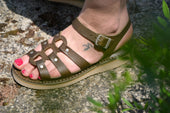 D180 Oliv Sandals