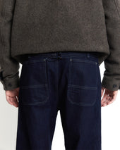 Cinch Back Work Pants Denim