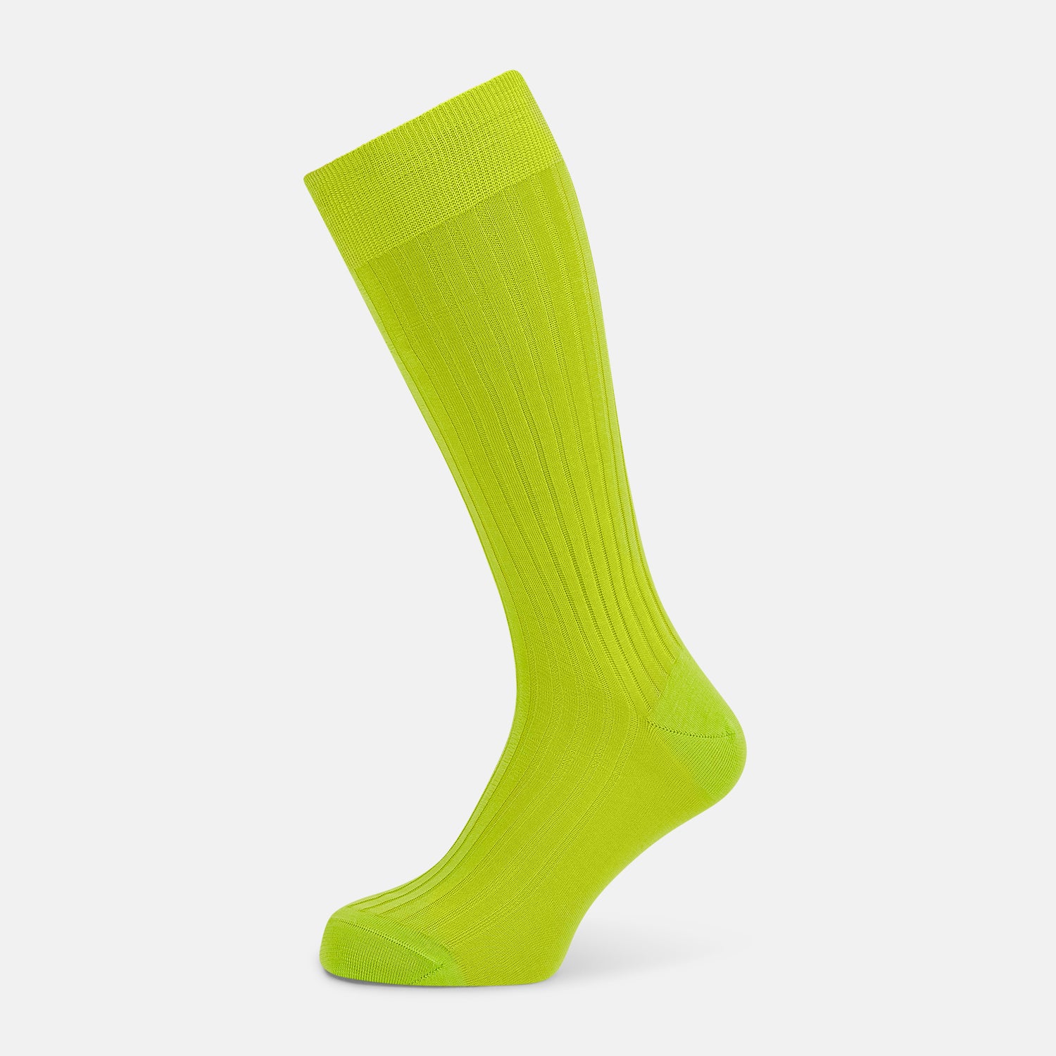 Lime Mid Length Socks