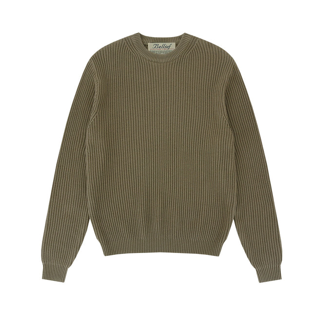 Essential Crewnrck sweater (Beige)