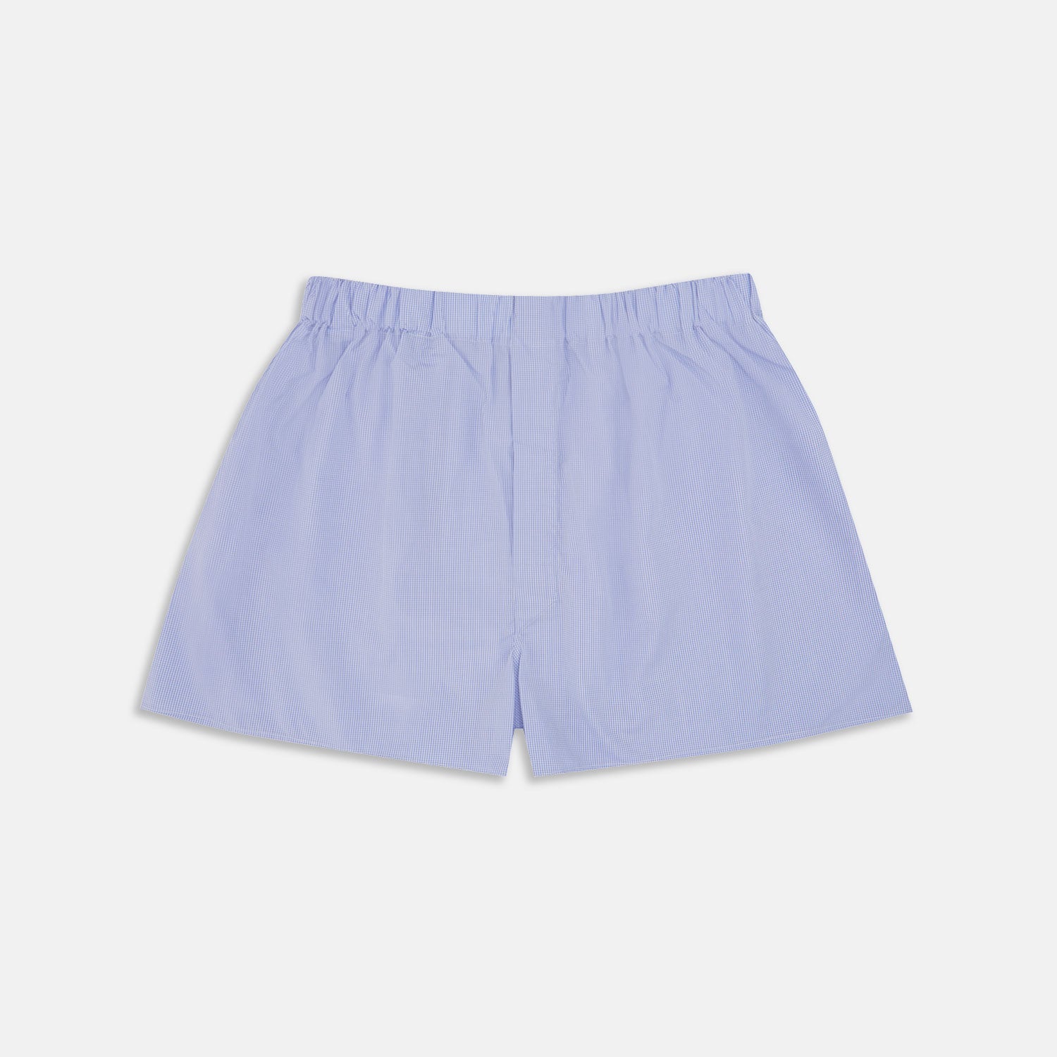 Fine Check Cotton Sea Island Quality Boxer Shorts