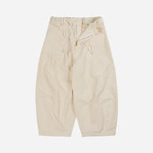 TWILL BALLOON PANTS - IVORY