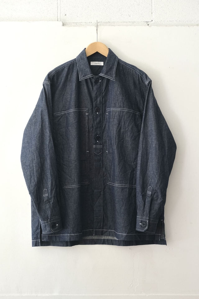 FUJITO ARMY Shirt Indigo Blue | Directors Web Shop powered by BASE