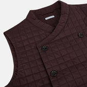 Double Breasted Quilted Gilet