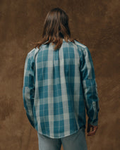 Vintage Wash Alaskan Guide Shirt - Jasper / Dark Teal Plaid