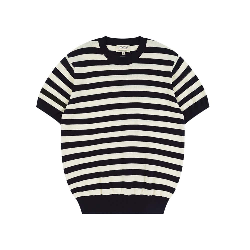 Essential Comfort Short Sleeve Round Knit Ivory
