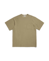 One Pocket Box Fit T Shirts Beige
