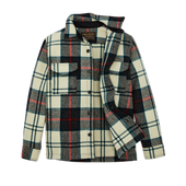 Mackinaw Wool Jac-shirt - Cream / Multi Plaid