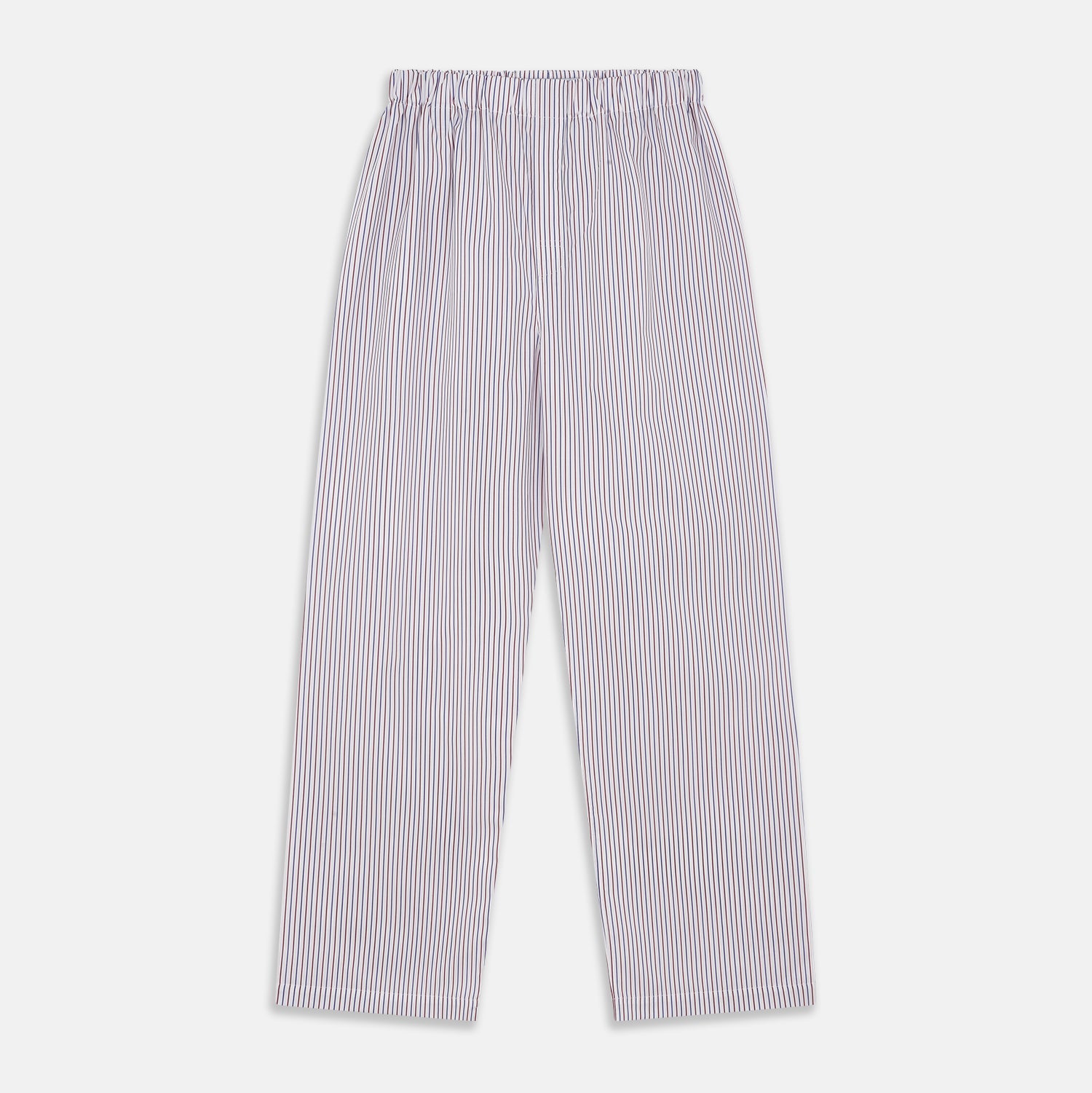 Red And Blue Stripe Cotton Hastings Pyjama Trousers