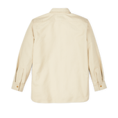 Moleskin Quarter Zip Shirt - Khaki