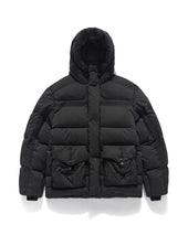 Alpine Tech Hooded Down Parka Black
