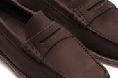 CORAUX/CUIR NATUREL-TAURILLON NUB CHOCOLAT