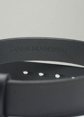 ARCHITECT | Steel Hook Leather Belt | Black/Palladium