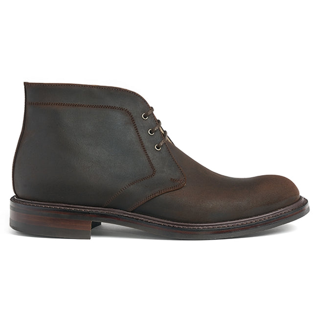 Dallington R Chukka Boot in Brown Waxy Leather