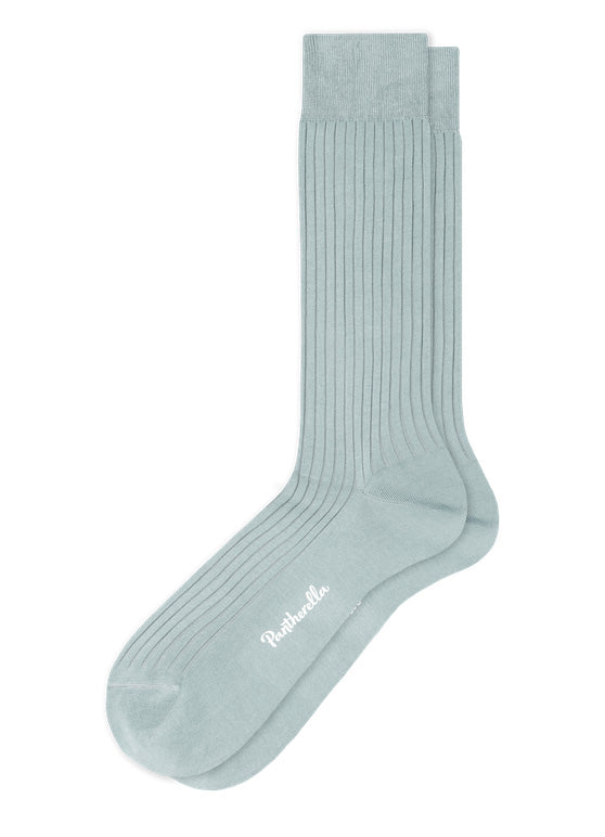 DANVERS | Cotton Lisle Socks | Duck Egg