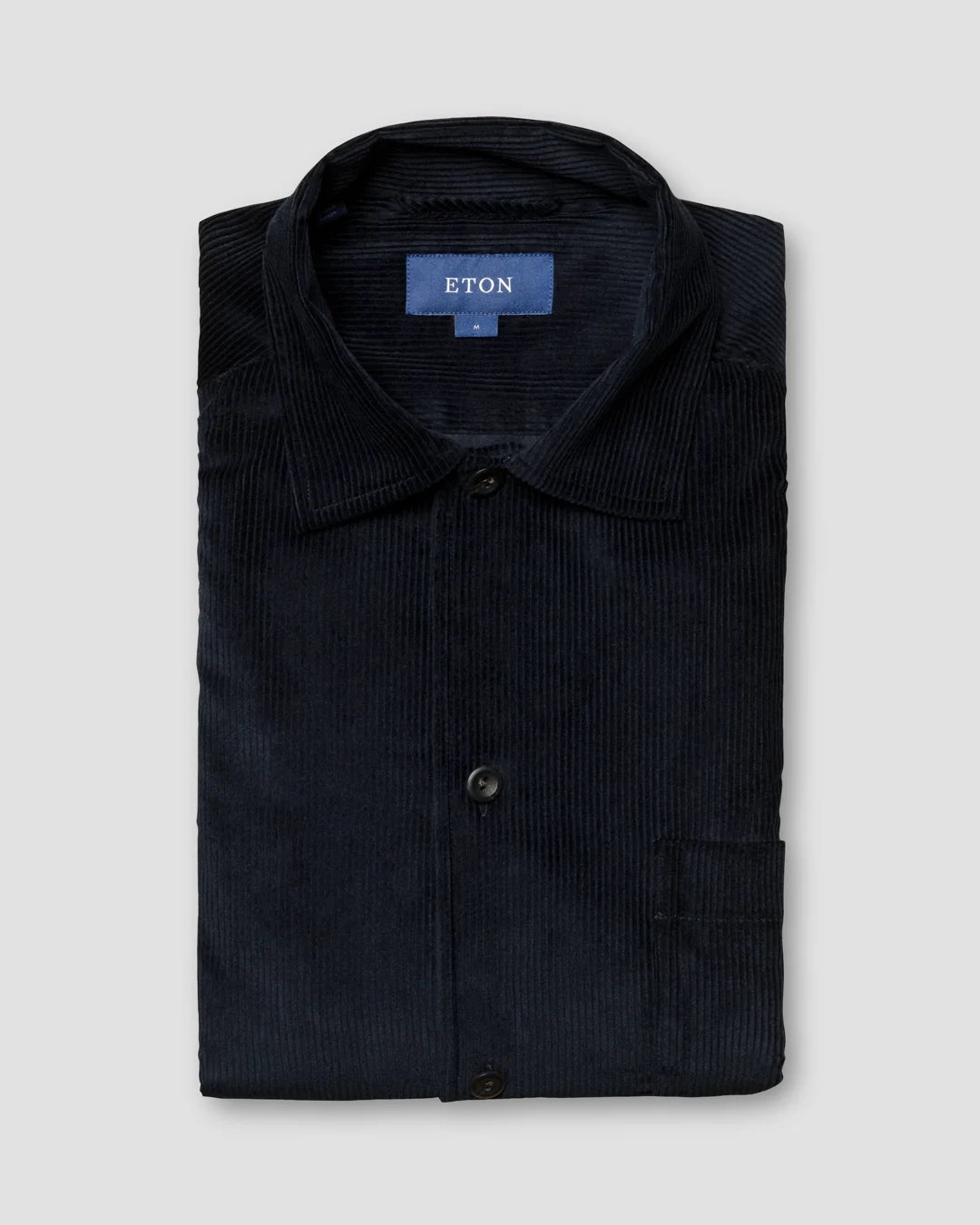 Dark Blue Corduroy Overshirt Eton