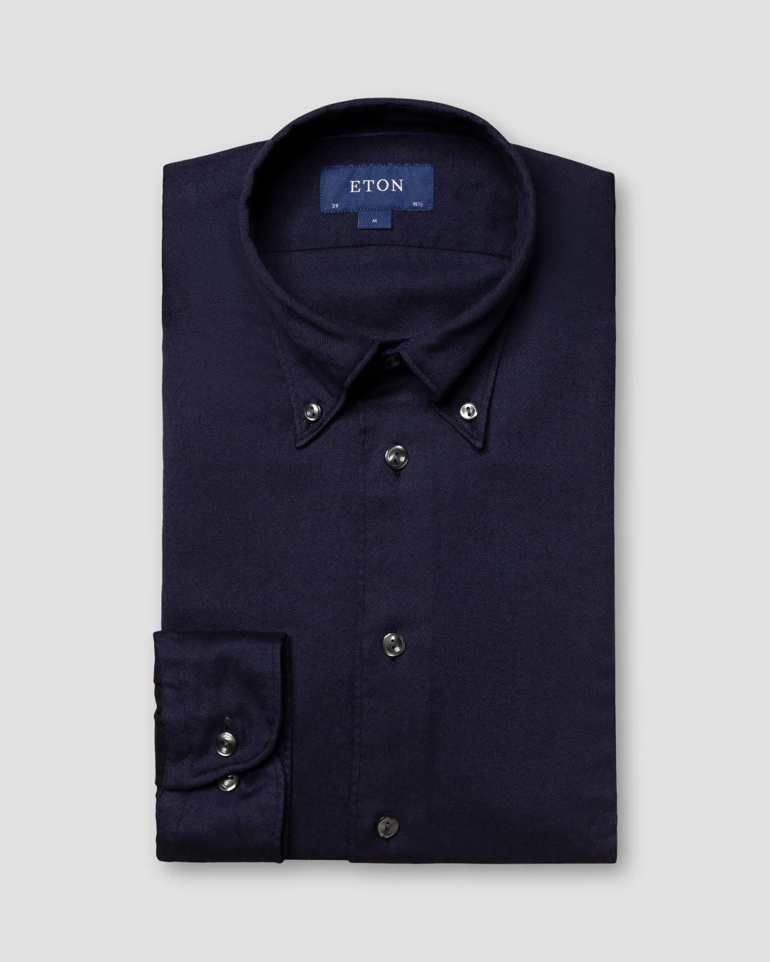 Blue Flannel Shirt Eton