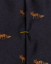 Dark Fox Silk Tie