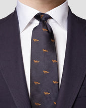 Dark Fox Silk Tie