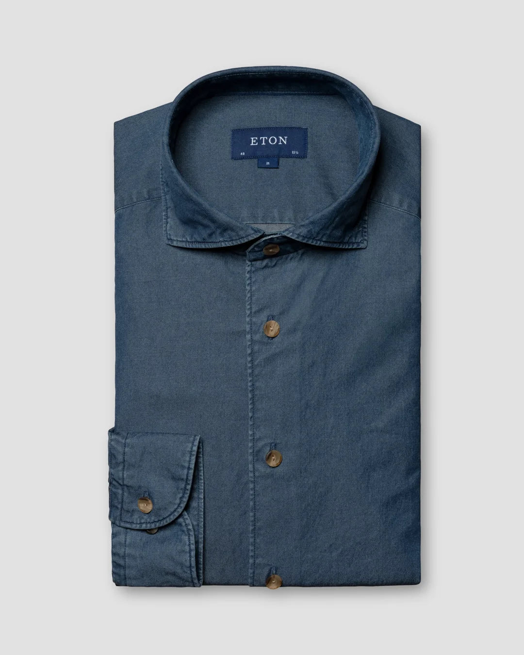 Dark Blue Indigo Shirt Eton
