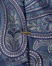 Navy Jacquard Paisley Tie