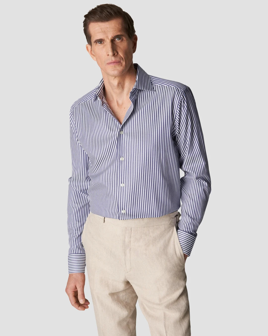 Bengal Striped Dobby Shirt Eton