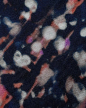 Blue Silk Tie Scarf