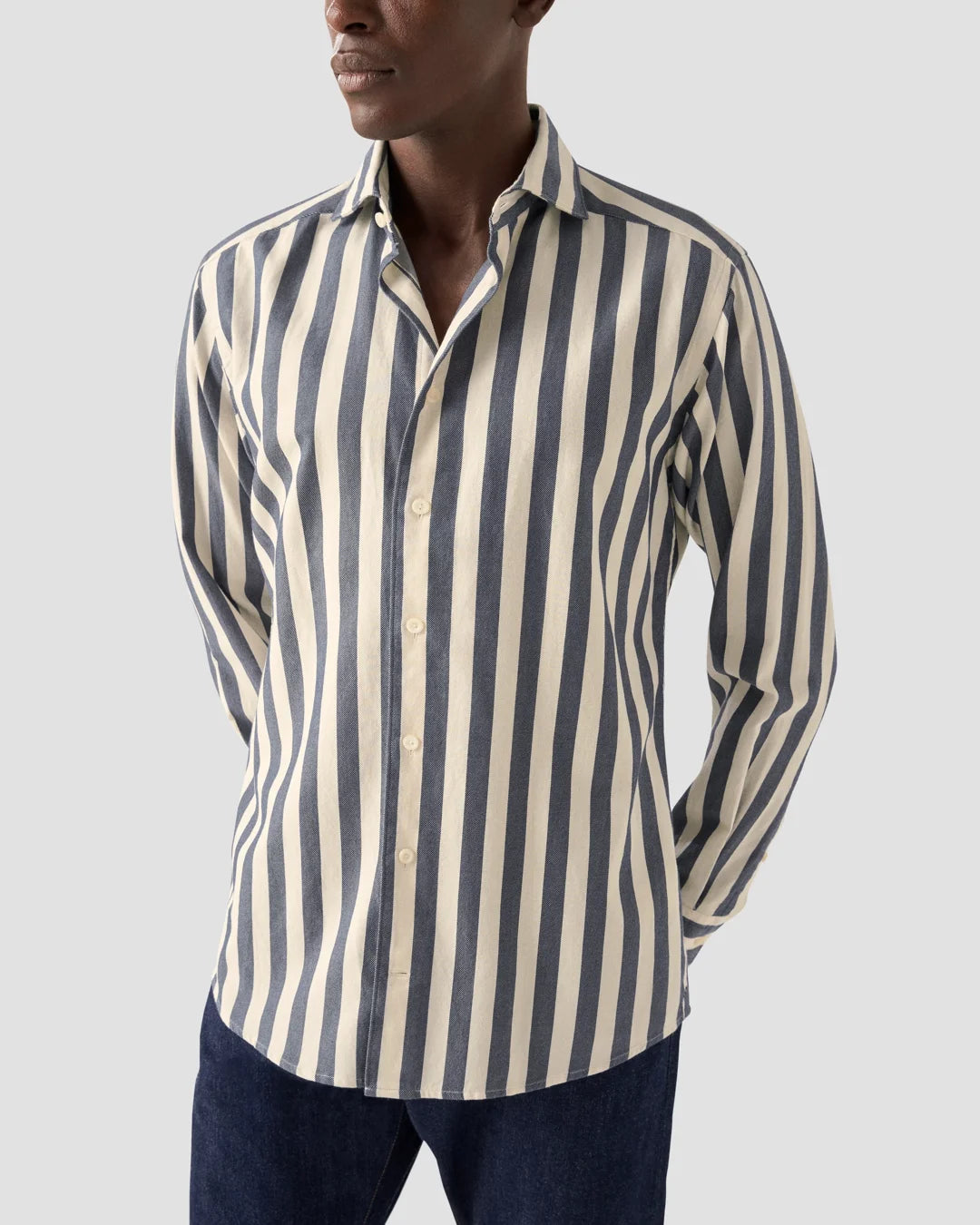 Bengal Striped Twill Shirt Eton