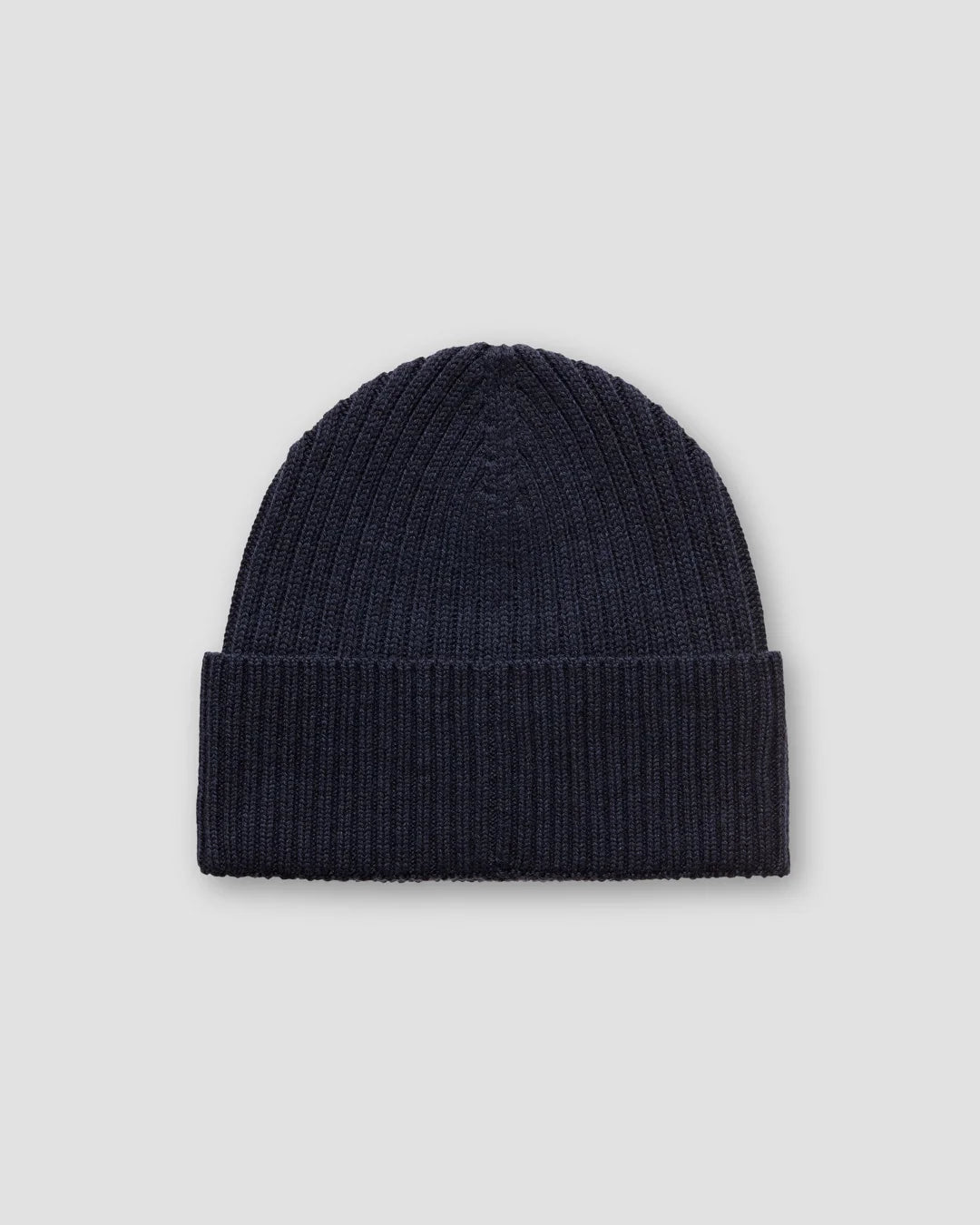 Navy Wool Beanie