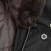 Dark Brown Cashmere Loro Piana Connor Coat