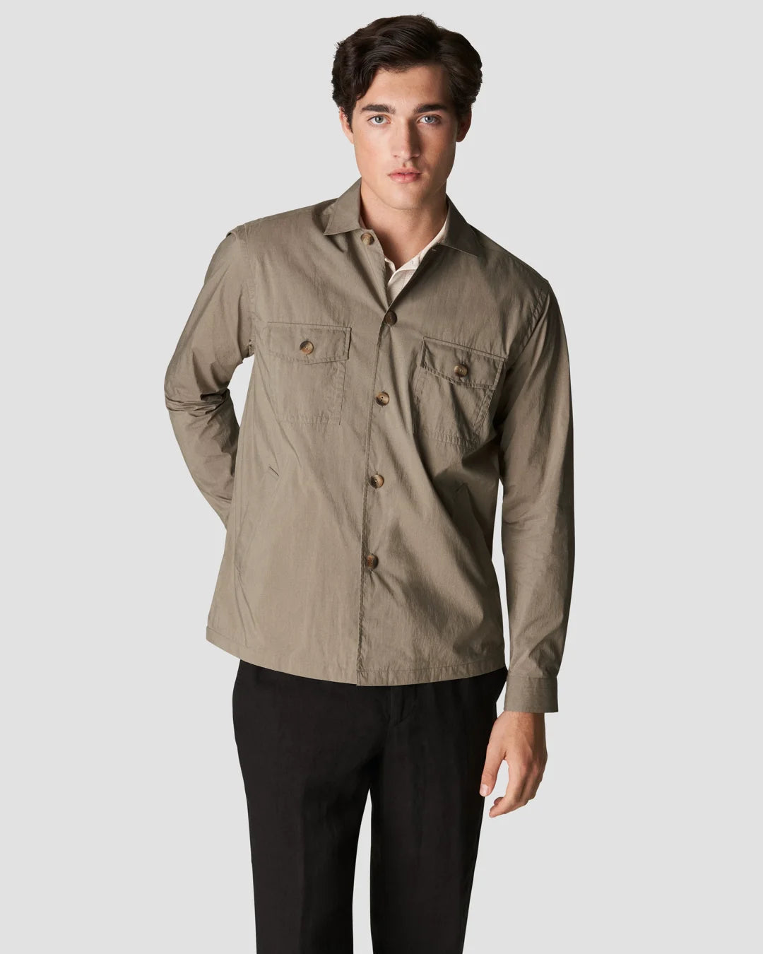 Light Brown Wind Overshirt Eton