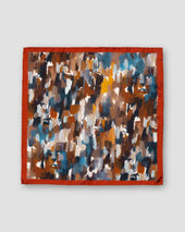 Paint Brush Silk Twill Pocket Square