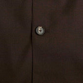 Dark Brown Tan Ledro Silk Cashmere Reversible Coat