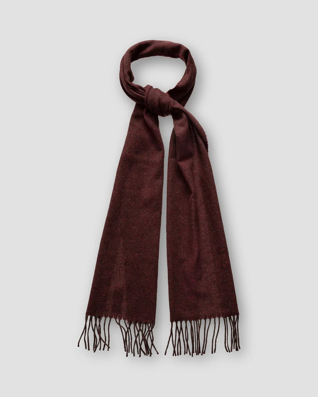 Dark brown wool scarf