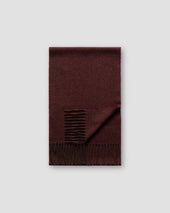 Dark brown wool scarf