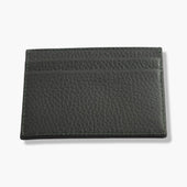 Dark Green Calf Leather Double Sided Card Holder
