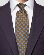 Geometric Panama Silk Tie