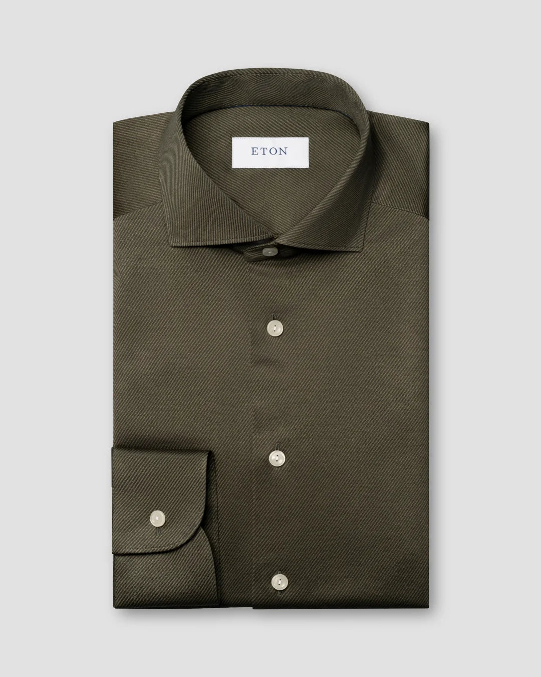 Solid King Knit Shirt Eton