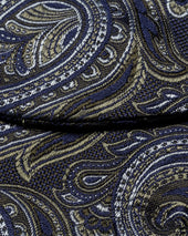 Dark Jacquard Silk Weave Bow Tie Self Tied