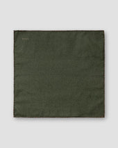 Dark Double Side Wool Pocket Square
