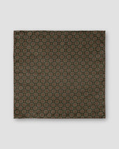 Dark Double Side Wool Pocket Square